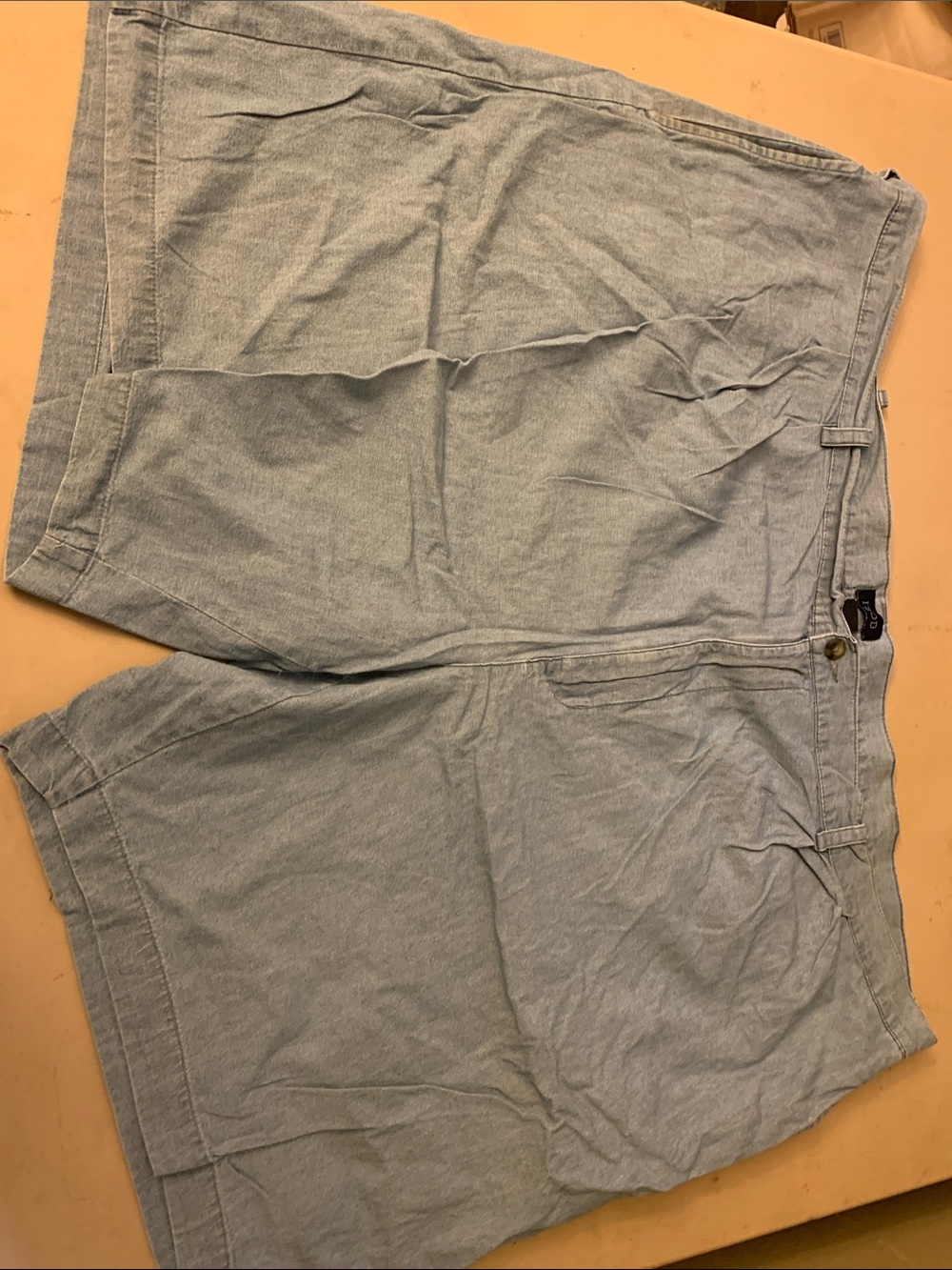 Izod Light Blue Denim Jean Shorts - Casual Five-Pocket Style